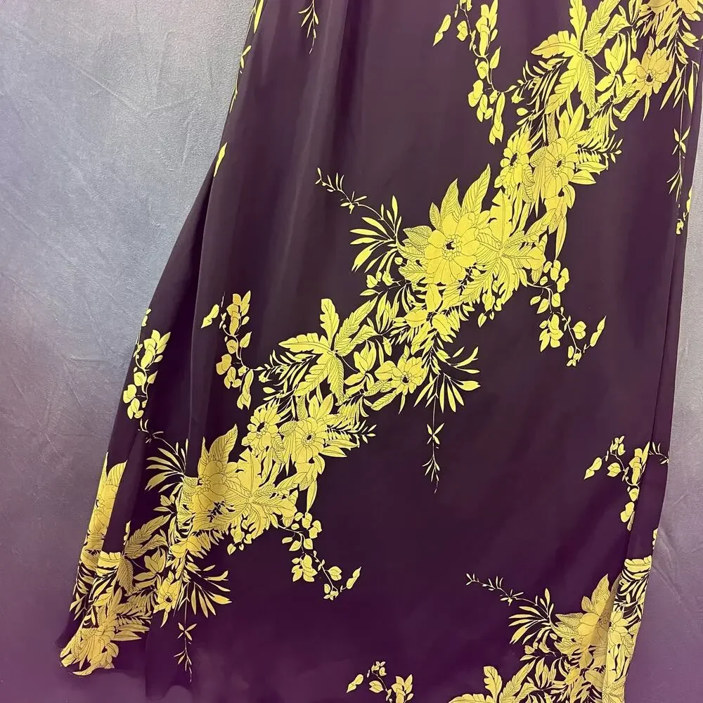 Dress-U II Sharon Maxi Dress and Cardigan Womens Size 22 Black Gold Goth Cottage
